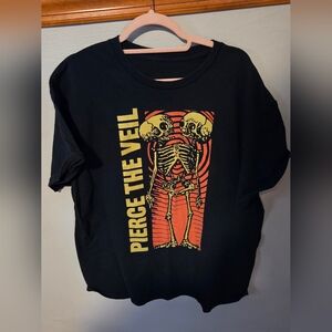 Pierce The Veil Black Graphic Tour Band Tee